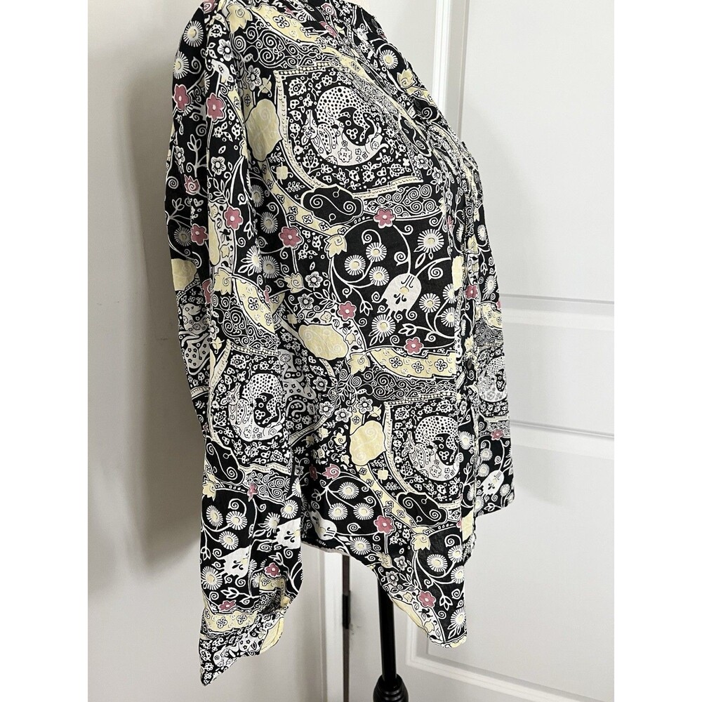 Isabel Marant Etoile Blue Mixed Paisley Print Buttondown Top Size 40/8 EUC - Picture 3 of 9